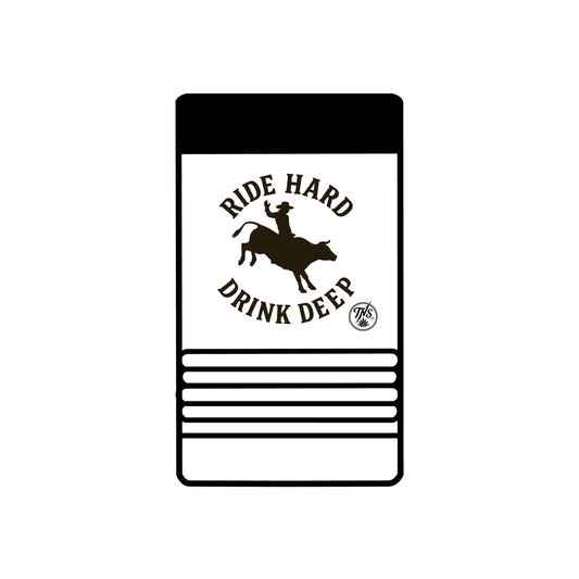 "Ride Hard | Deep" Insulated can/bottle holder